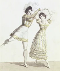 Kostuumontwerp voor een ballet in het Koninklijk Operahuis (ontwerper onbekend)
