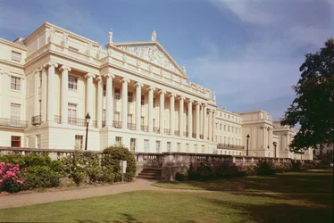 Cumberland Terrace 1827-28, ontworpen door John Nash, Regents Park, Londen, VK