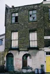 Verlaten huis, Camden Town, 1967