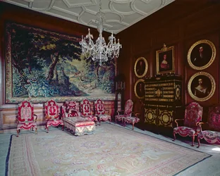 Drumlanrig Castle: betimmerde staatskamer