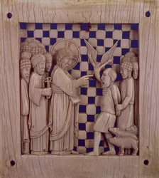 Jezus verdrijft de onreine geest, reliëf, 10e eeuw