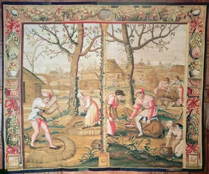 November en December, Mortlake wandtapijt door Poyntz