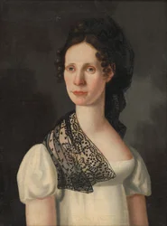 Portret van Apolónia Kubínyiová
