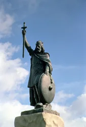 Standbeeld van Alfred de Grote (849-99)