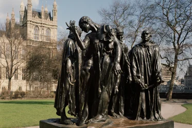 De Burgers van Calais, door Auguste Rodin, voltooid in 1888