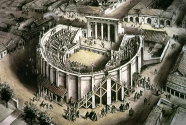Theaterreconstructie, Romeins, 2e eeuw