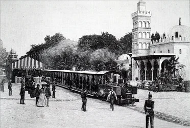 Een Decauville locomotief