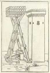 Een machine om een toren te bestormen