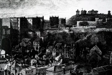 Een uitzicht op Edinburgh