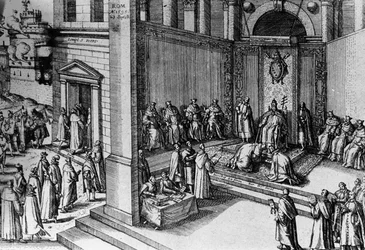 Absolutie van koning Hendrik IV