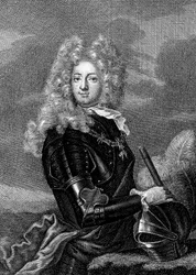 Adrien Maurice graaf van Ayen 1678-1766, 3e hertog van Noailles (gravure)