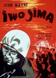 Poster van de film Iwo Jima met John Wayne 1949