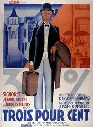 Affiche van de film Trois pour cent van Jean Dréville 1933