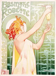 Affiche voor absint Robette
