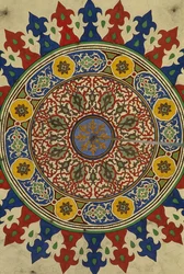 Al-Adiliyah madrasa, koepel, decoratie (foto)
