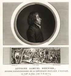 Antoine Samuel Bonnier, Gevolmachtigd Minister van de Franse Republiek