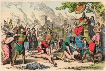 Assyriërs: de foltering en executie van krijgsgevangenen