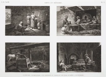 Bakkerij & Banketbakkers Bakkers en zoetwarenmakers, Egypte, ca. 1798