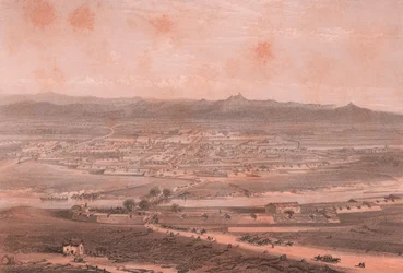 Vogelvlucht van Alessandria, Piëmont