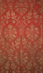Brocade met granaatappel patroon, Italiaans