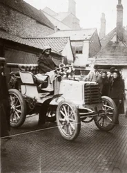 C S Rolls 12 pk Panhard tijdens de 1000 Mile Trial