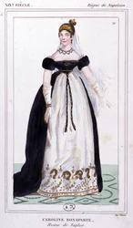 Caroline Bonaparte, ca. 1810 (gravure)