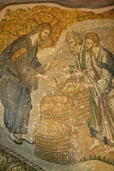 Kerk van de Heiland van Chora, Jezus en het brood