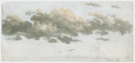 Cirrocumulus, wolkenstudie, ca. 1803-1811