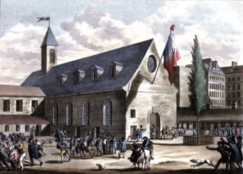 Sluiting van Club des Jacobins, Parijs