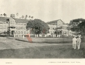 Cumballa Oorlogshospitaal, ca. 1900s (foto)