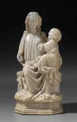 Getroonde Maagd en Kind, ca. 1250