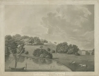 Enville Hall (aquatint gravure)