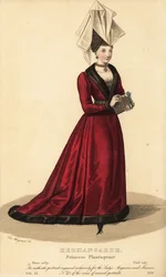 Ermengarde, Prinses Plantagenet, dochter van Fulco IV en de heks gravin Hildegarde van Beaugency