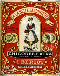 Extra cichorei van winkels "La Belle Jardiniere", eind 19e eeuw