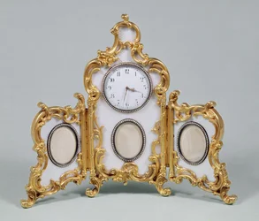 Fabergé Louis XV stijl bureauklok