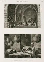 Fabricage, Overige Mattenmakers en mandenwevers, Egypte, ca. 1798