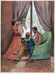 Middenklasse familie
