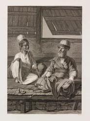 Figuren van Abessinië en Constantinopel