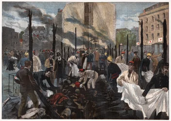 Brand in de Bazar de la Charité