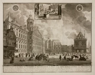 Brandweerlieden in Amsterdam, Nederland
