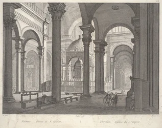 Florence: Kerk van de Heilige Geest (Firenze. Chiesa di S. Spirito)