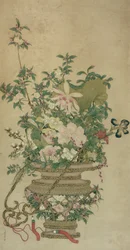 Bloemen van de Vier Seizoenen, Qing-dynastie, 18e-19e eeuw