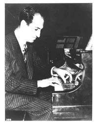 George Gershwin aan de piano, c.1935