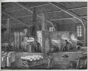 Glasblazen, ca. 1880