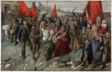 Staking in het Noorden van Frankrijk