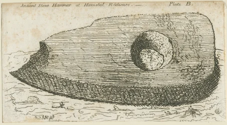 Hamstall Ridware - Archeologische vondst: ets, nd [?18e eeuw]