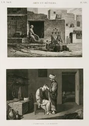 IJzerwaren & Gereedschappen, Messenslijper en kapper, Egypte, ca. 1798