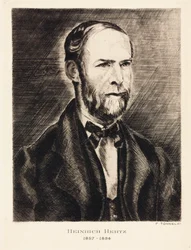 Heinrich Hertz, Duitse natuurkundige, eind 19e eeuw