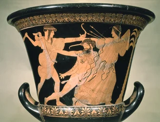 Herakles Worstelt (detail)