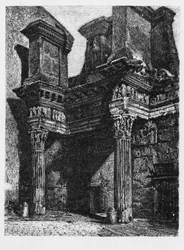 Geschiedenis van het oude Rome. Forum van Nerva is een oude structuur in Rome, Italië, chronologisch de een-na-laatste van de keizerlijke fora gebouwd.